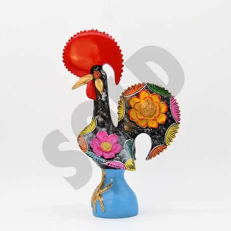 Barcelos Rooster by Prazeres Côta 16''- Black