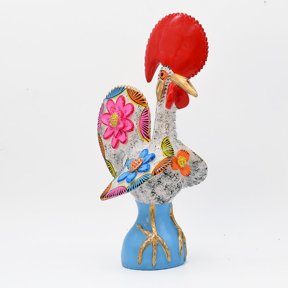Barcelos Rooster by Prazeres Côta 16''- White