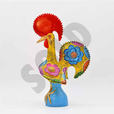 Barcelos Rooster by Prazeres Côta 16''- Yellow
