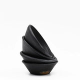 Black Terracotta Pasteis de Nata Molds - Set of 5