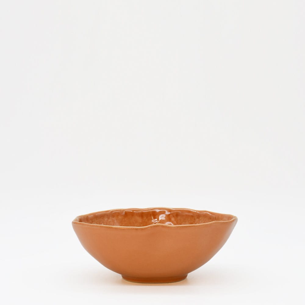 Bol en grès en forme de chou - Orange