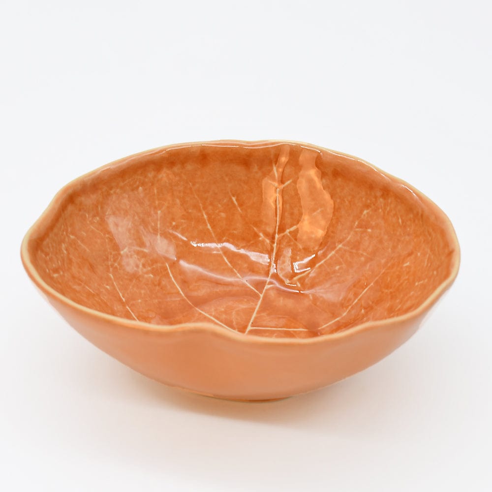 Bol en grès en forme de chou - Orange