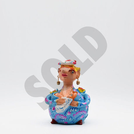 Boneca Barriguda by Júlia Côta - 8"