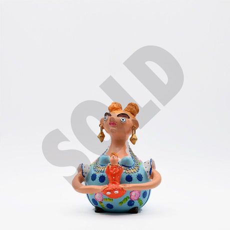 Boneca Barriguda by Prazeres Côta - 8"