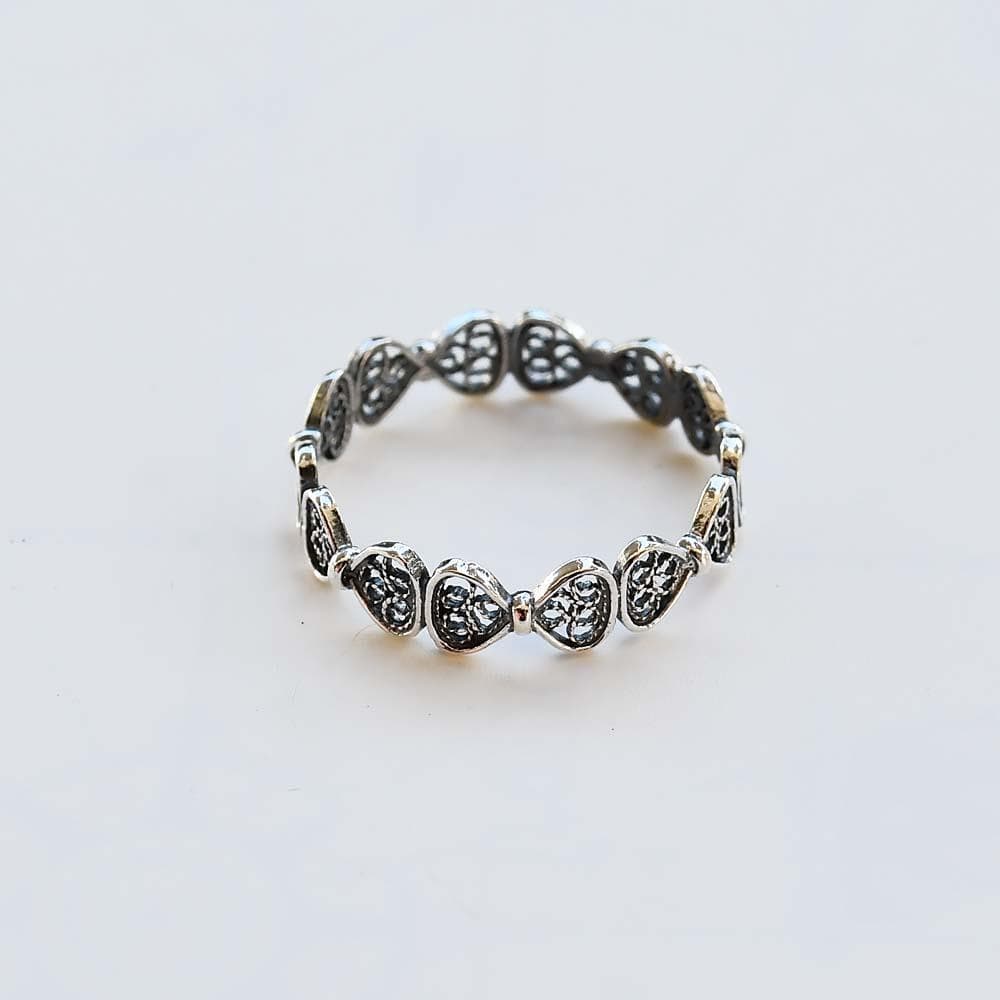 Borboleta I Silver Wedding Ring 0.1 oz Silver / 52