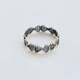 Borboleta I Silver Wedding Ring 0.1 oz Silver / 52