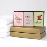 Box of 3 Flower scented Bar Soaps