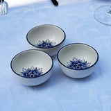 Brasão I Ceramic Bowl 3.1'' - Blue