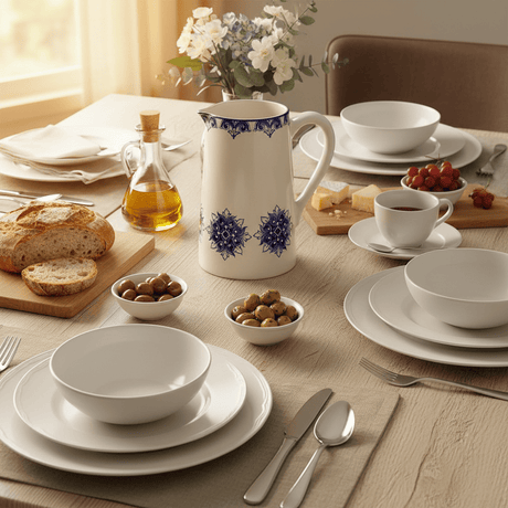 Brasão I Ceramic Pitcher - Blue