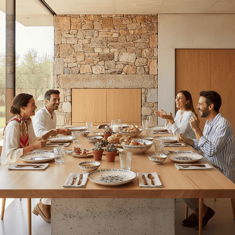 Brasão I Ceramic Plate 10.6'' - Green