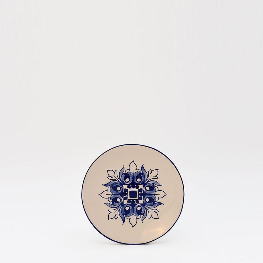 Brasão I Ceramic Plate 4.7'' - Blue