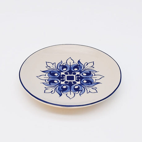 Brasão I Ceramic Plate 4.7'' - Blue