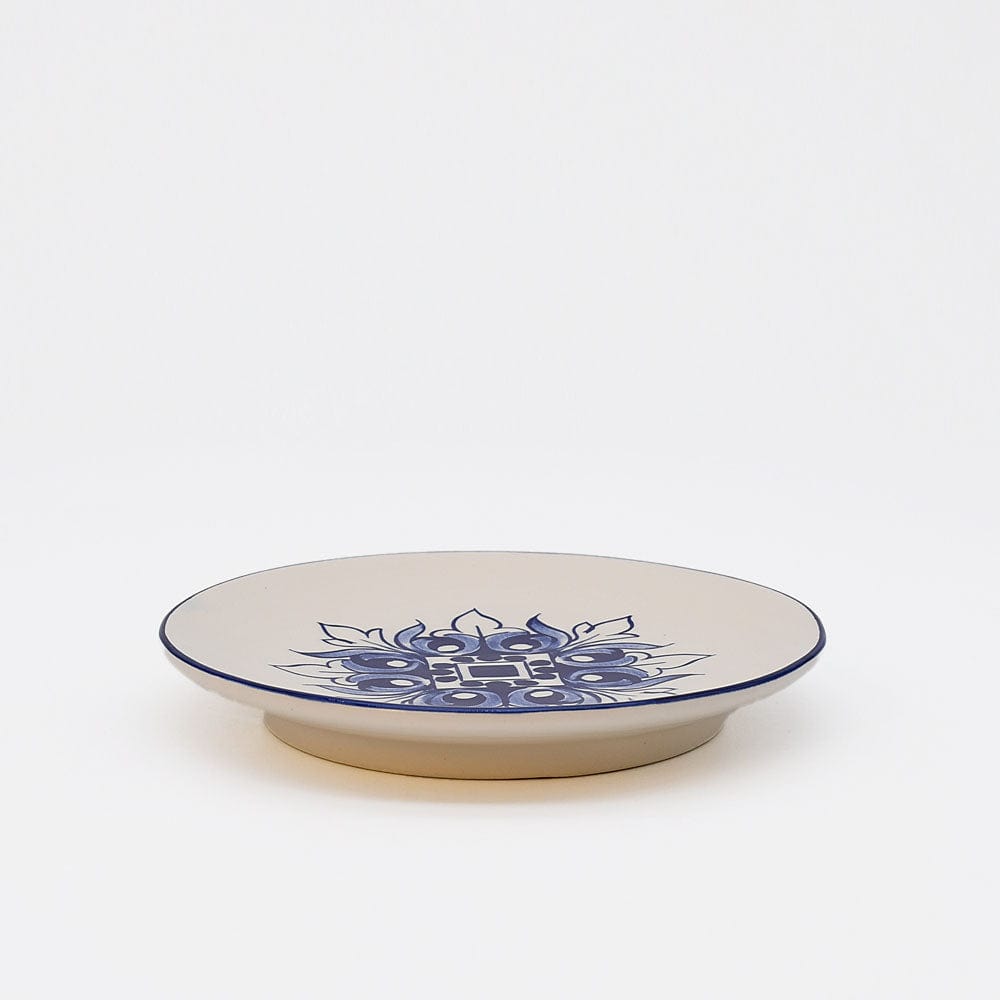 Brasão I Ceramic Plate 5.9'' - Blue