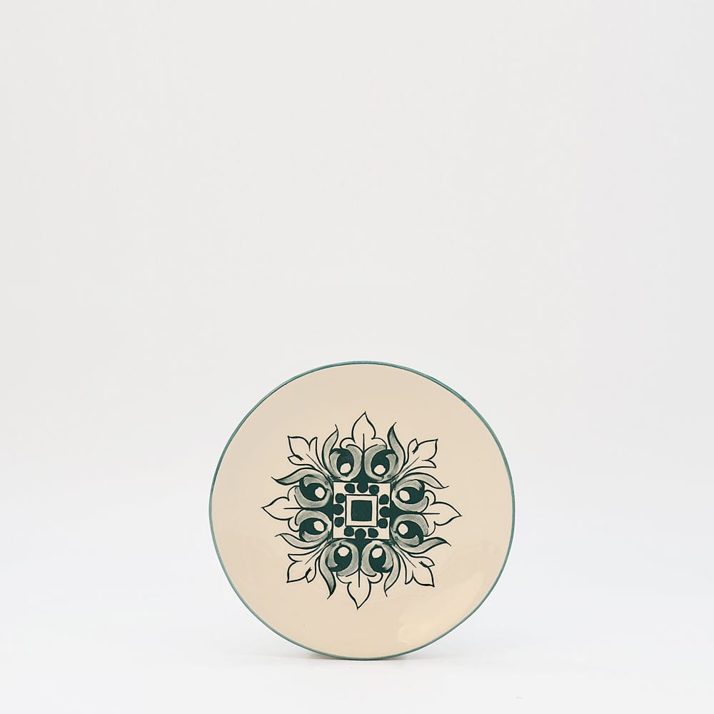 Brasão I Ceramic Plate 5.9'' - Green