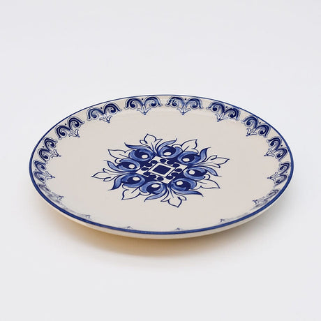 Brasão I Ceramic Plate 7.9'' - Blue