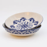 Brasão I Ceramic Salad Bowl - Blue