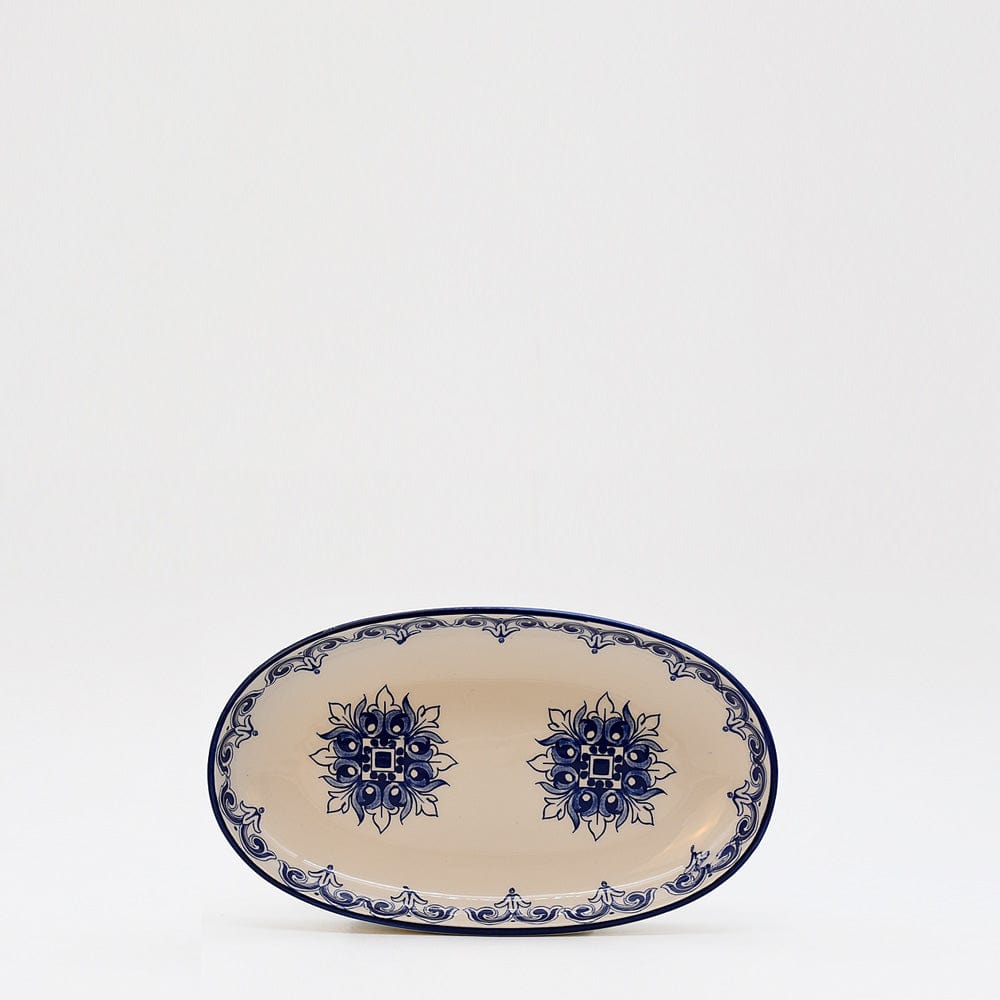 Brasão I Ceramic Serving Dish 7.5'' - Blue