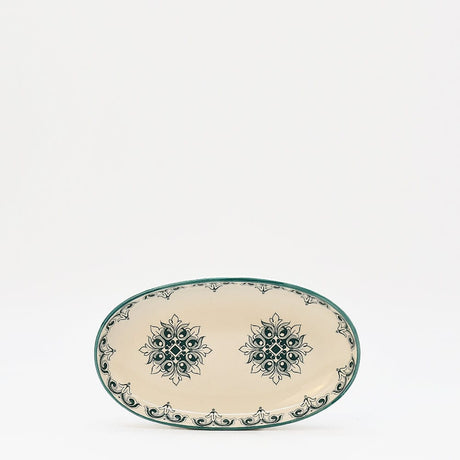 Brasão I Ceramic Serving Dish 7.5'' - Green