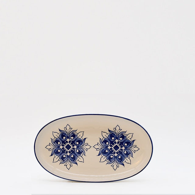 Brasão I Ceramic Serving Dish 9.4'' - Blue
