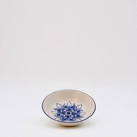 Brasão I Ceramic Snack Bowl 5.1'' - Blue