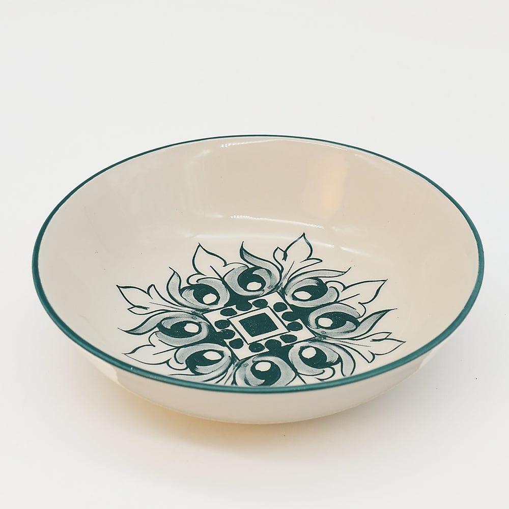 Brasão I Ceramic Snack Bowl 5.3'' - Green