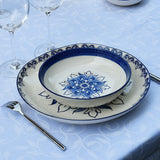 Brasão I Ceramic Soup Plate 7.5'' - Blue