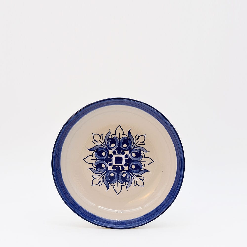 Brasão I Ceramic Soup Plate 7.5'' - Blue