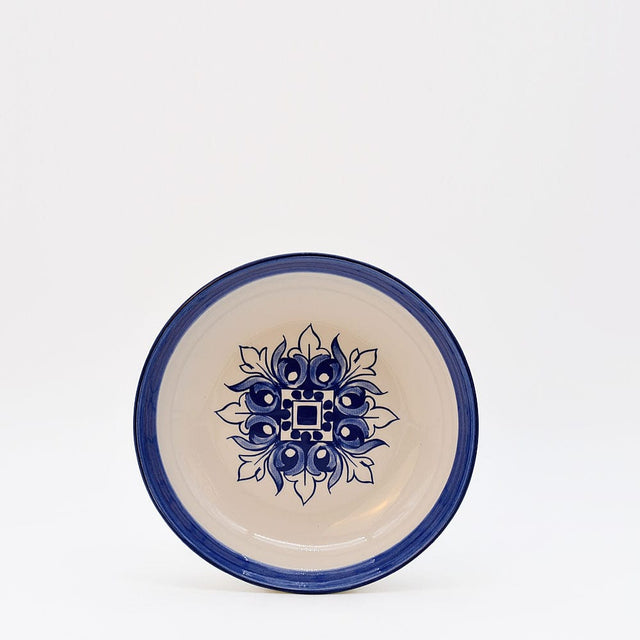 Brasão I Ceramic Soup Plate 7.5'' - Blue