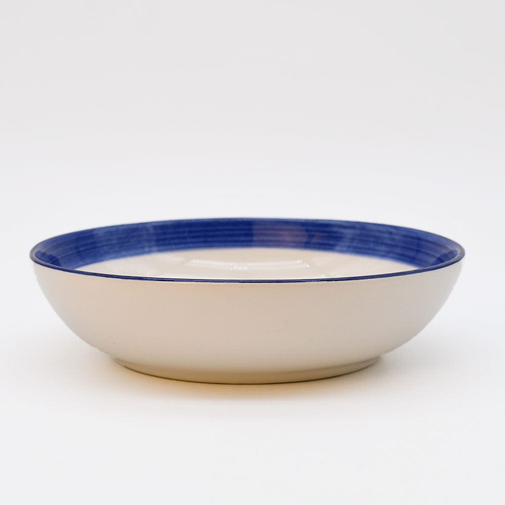 Brasão I Ceramic Soup Plate 7.5'' - Blue