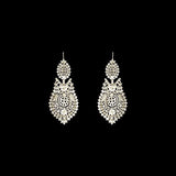 Brincos À Rainha I Silver Filigree Earrings 1.8 oz - 2.6''