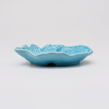Cabbage Leaf-shaped Ceramic Plate - 6.3''