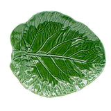 Cabbage Leaf-shaped Ceramic Plate - 9.4''