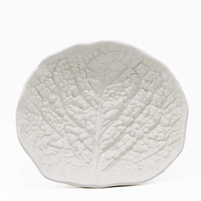 Cabbage-shaped Ceramic Plate - 10.6''