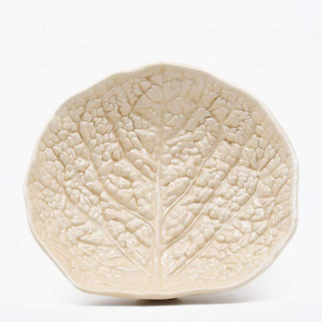 Cabbage-shaped Ceramic Plate - 10.6''