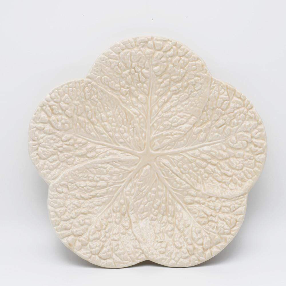 Cabbage-shaped Ceramic Plate - 12.2''