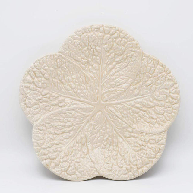 Cabbage-shaped Ceramic Plate - 12.2''