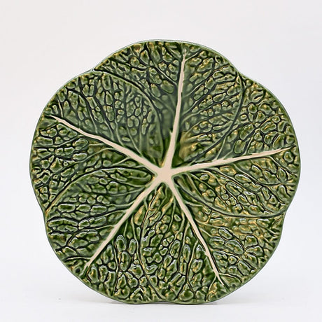 Cabbage-shaped Ceramic Plate - 12.2''