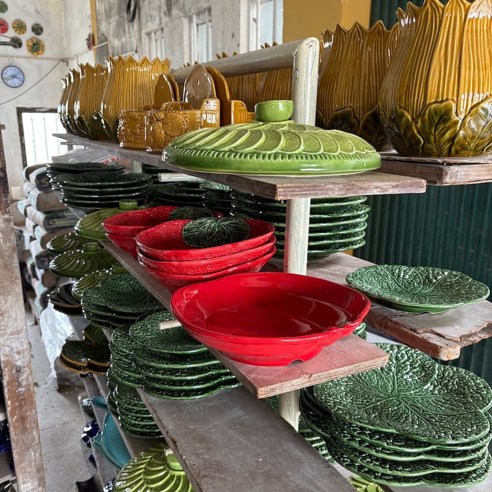 Cabbage-shaped Ceramic Plate - 12.2''