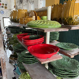 Cabbage-shaped Ceramic Plate - 12.2''