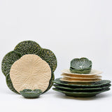 Cabbage-shaped Ceramic Plate - 8.7''