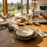 Cabbage-shaped Ceramic Plate - 8.7''