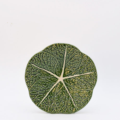 Cabbage-shaped Ceramic Plate - 8.7''