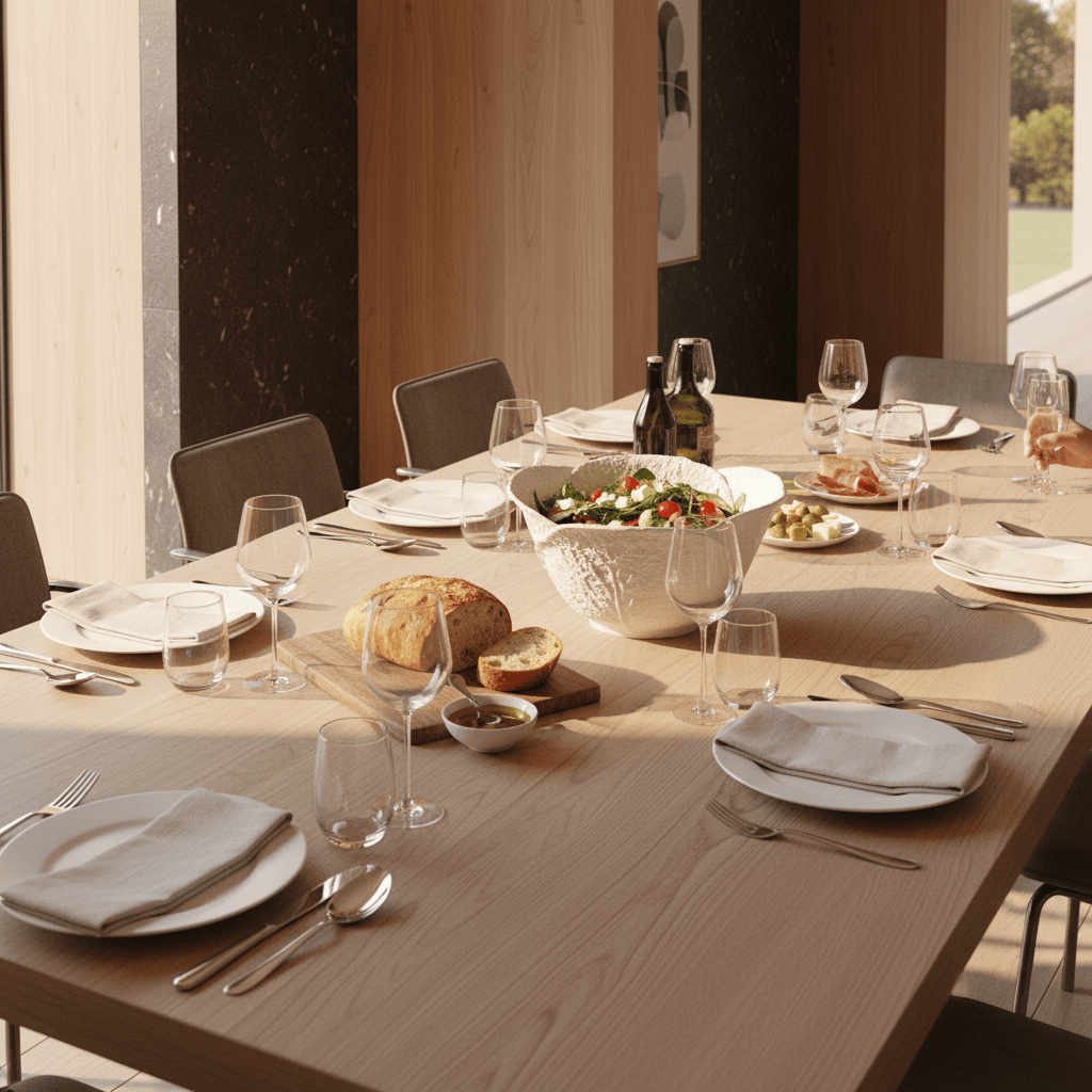 Cabbage-shaped Ceramic Salad Bowl - White