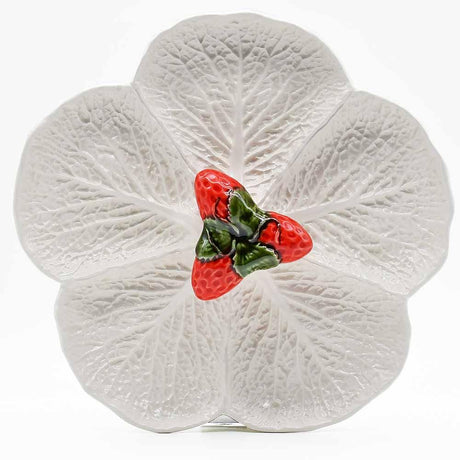 Cabbage-shaped Ceramic Serving Dish - 13.0''