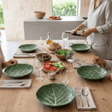 Cabbage-shaped Ceramic Soup Plate - 7.9''