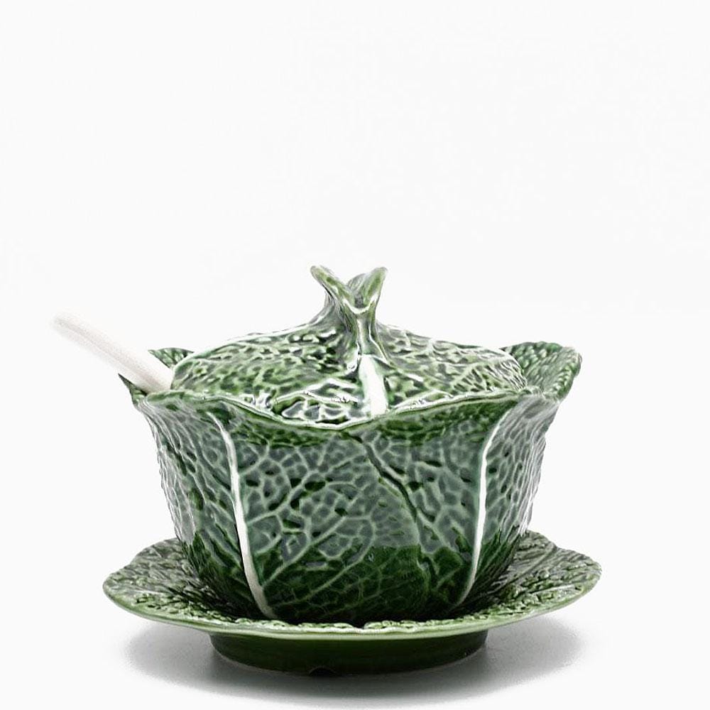 Cabbage-shaped Small Ceramic Tureen – Luisa Paixao | USA