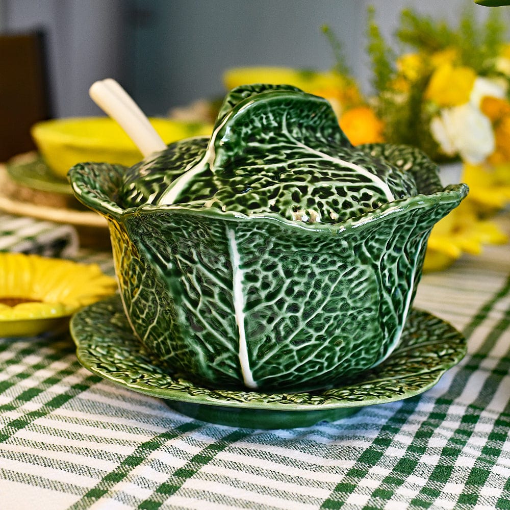 Cabbage-shaped Small Ceramic Tureen – Luisa Paixao Portugal