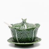 Cabbage-shaped Ceramic Tureen - 7.9''
