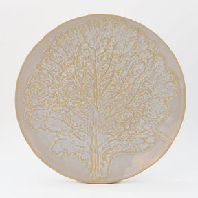 Cabbage-shaped Fine Stoneware Plate - 12.6''