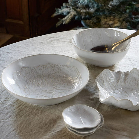 Cabbage-shaped Fine Stoneware Plate - 5.1''